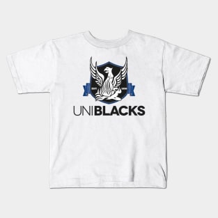 melbourne university football club uniblacks design logo Kids T-Shirt